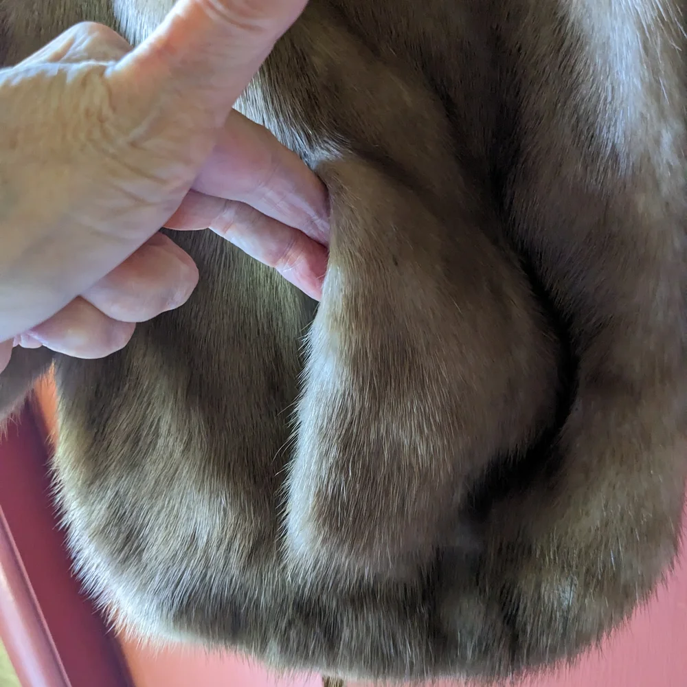Brown Fur Women's Jacket - Picture 7 of 9